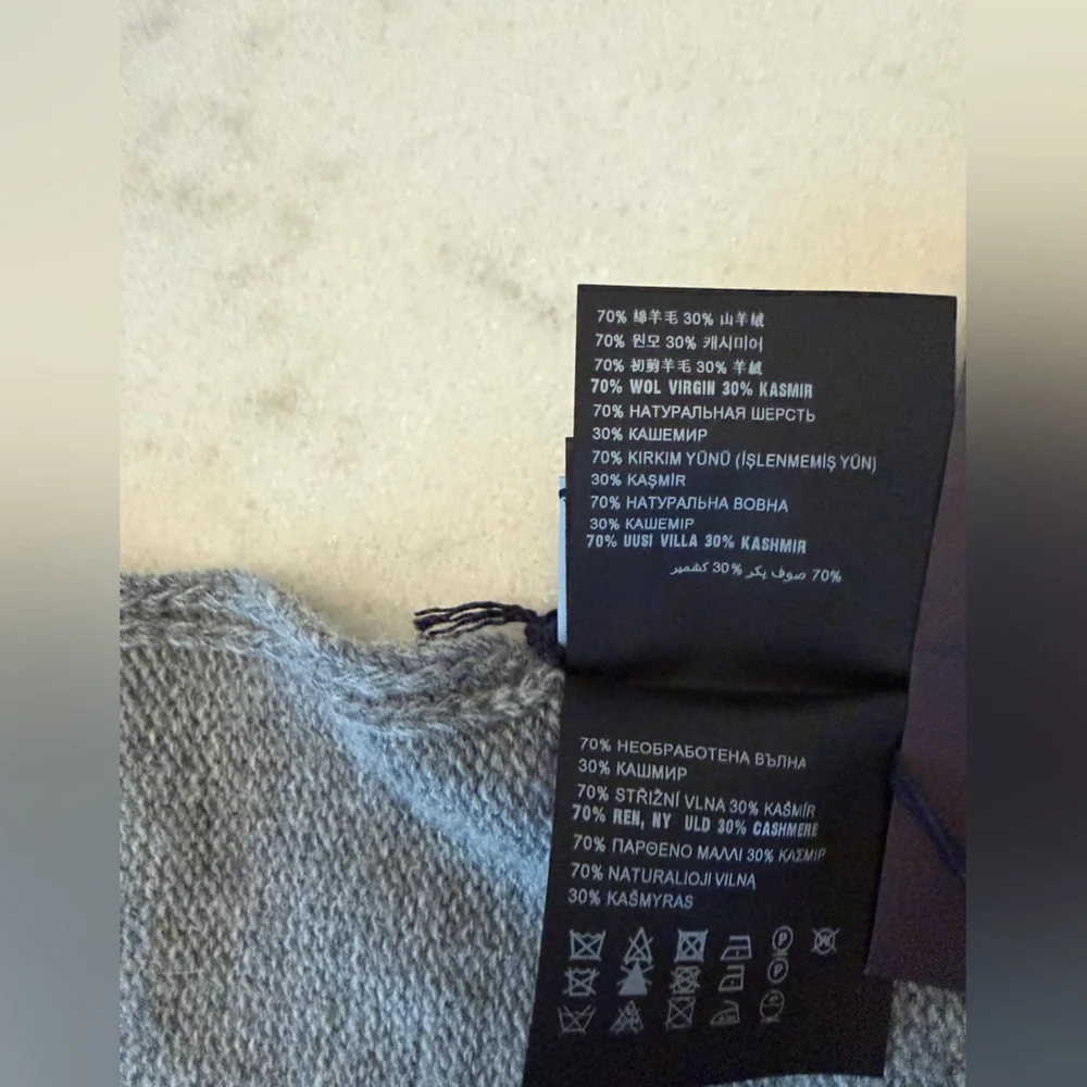 Prada cashmere and wool Gray Scarf